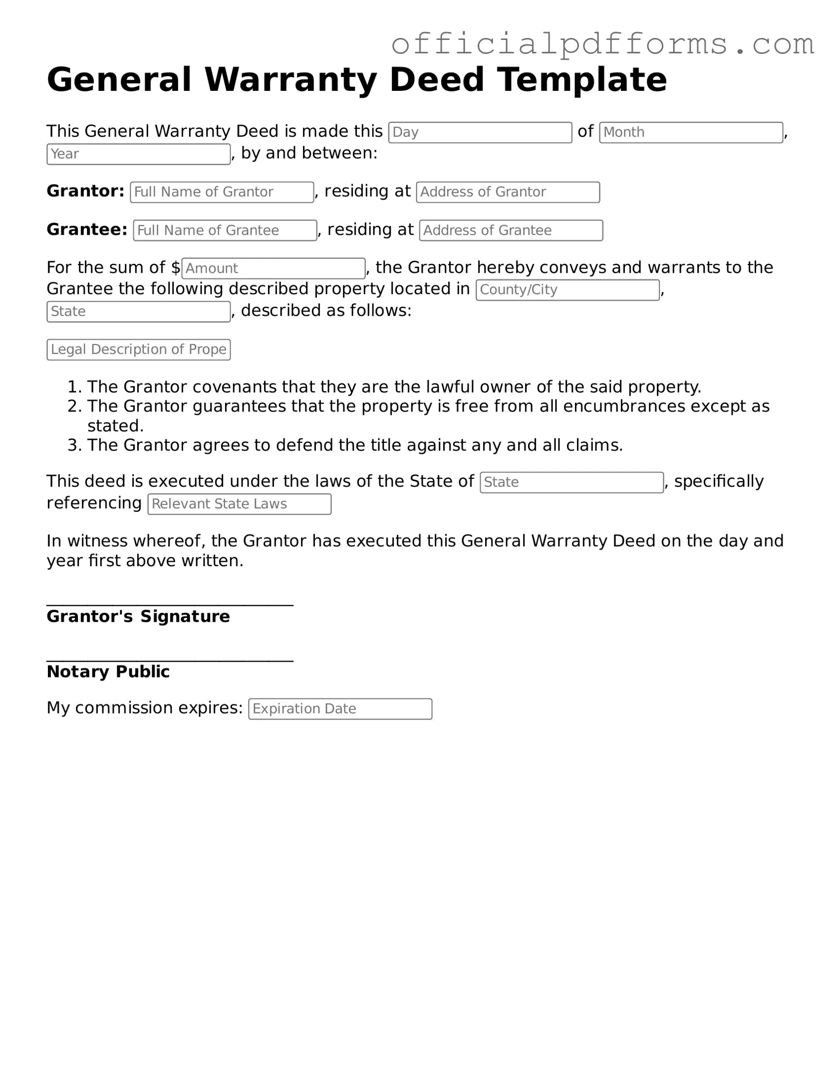 Valid Deed Document