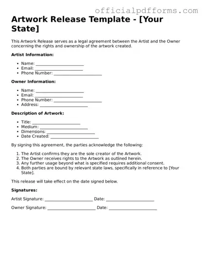 Valid Artwork Release Document