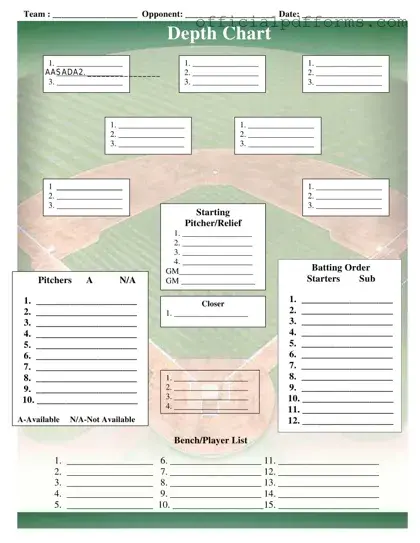 Fill in a Valid Baseball Field Lineup Form