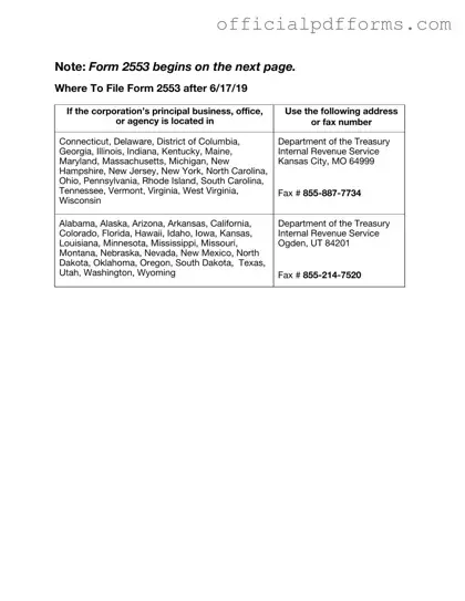 Fill in a Valid IRS 2553 Form