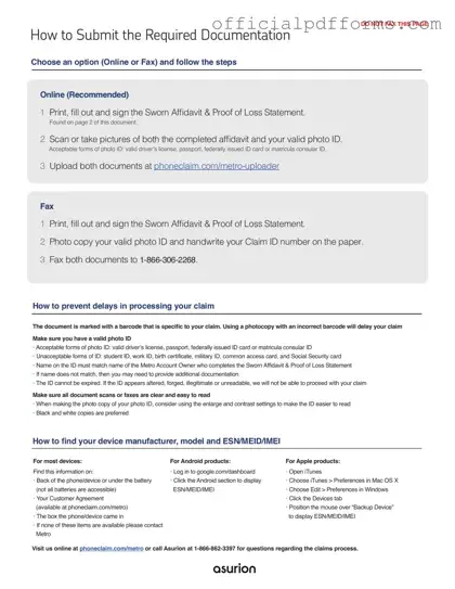 Fill in a Valid Asurion F-017-08 MEN Form