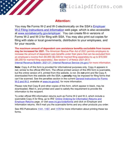 Fill in a Valid IRS W-2 Form