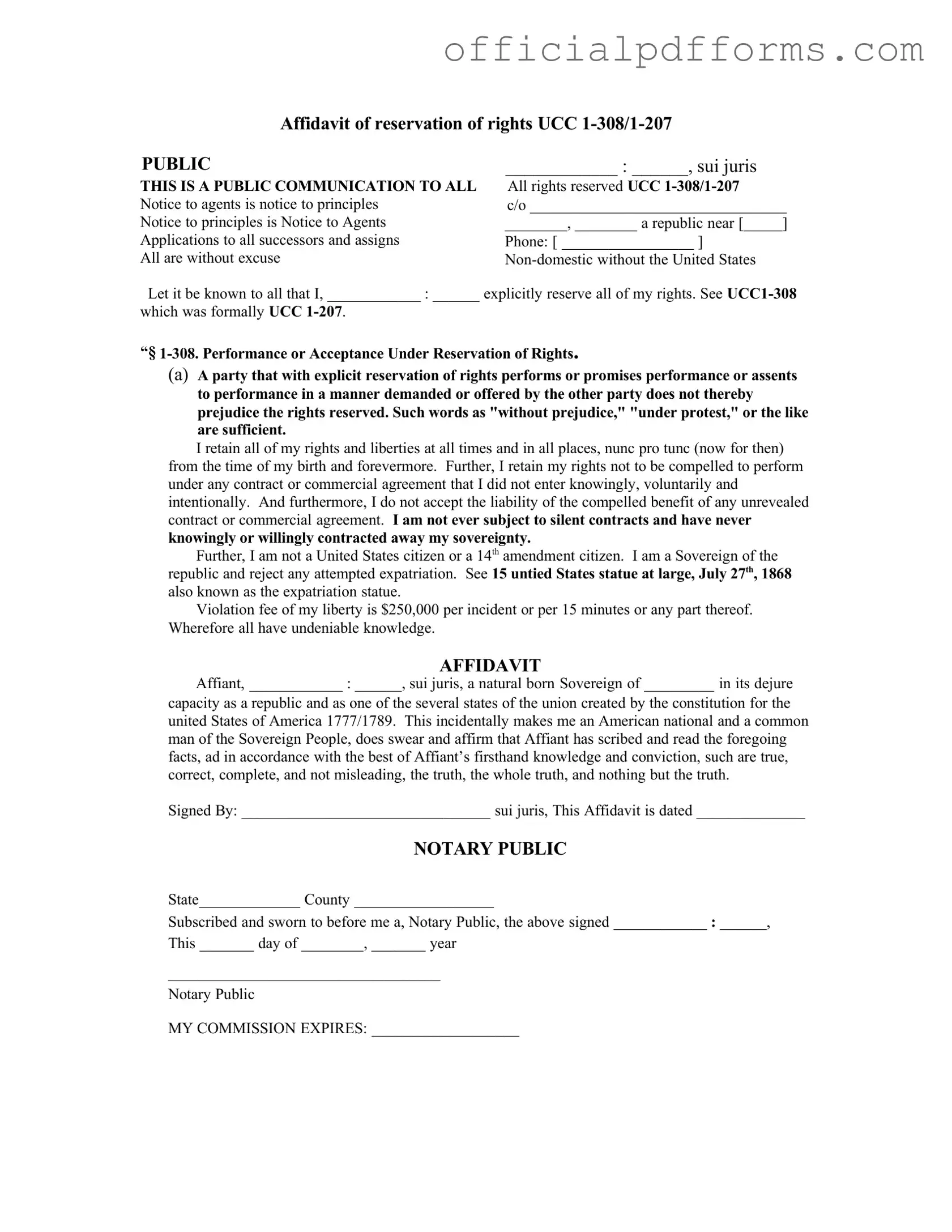 Fill in a Valid Ucc 1 308 Form
